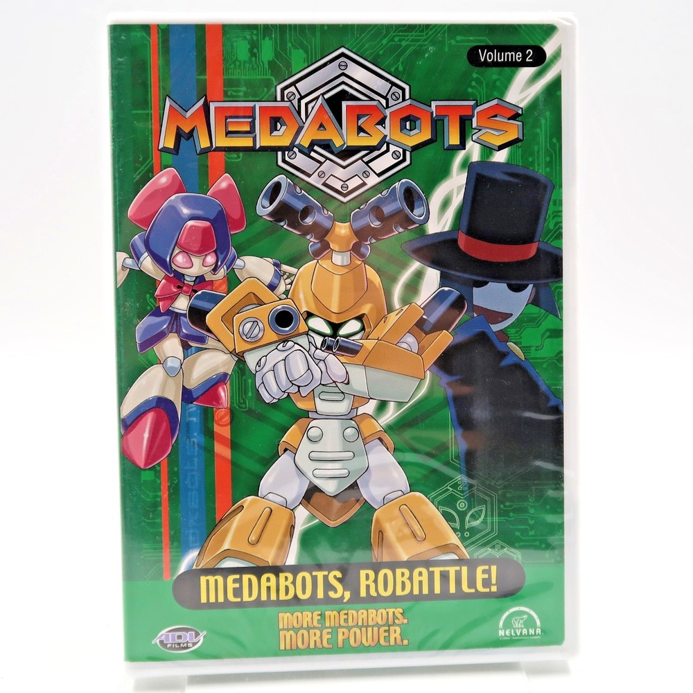 Medabots Vol 2 Robattle DVD 2002 Nelvana Anime Action G Rated Full Screen